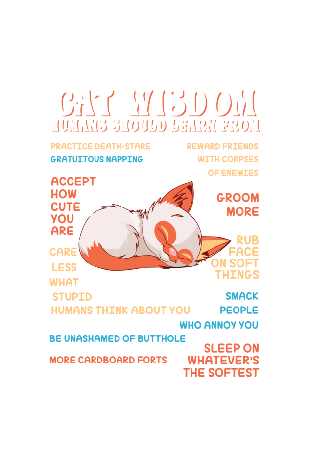 Cat Wisdom - Unisex T-Shirt