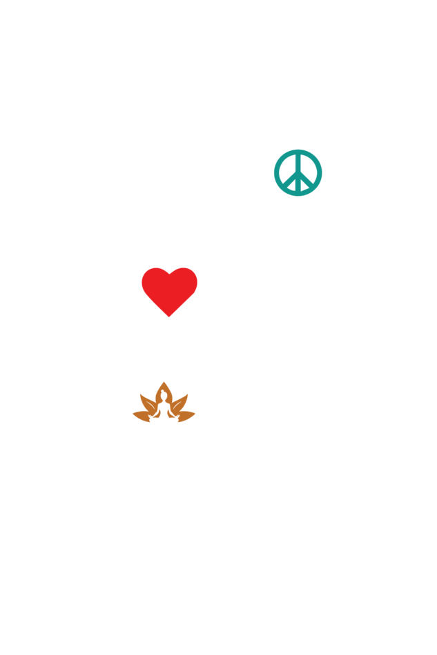 Love Peace Yoga - Unisex T-shirt