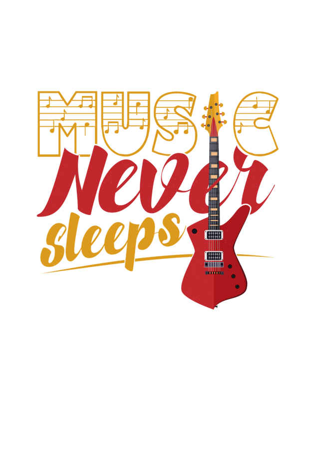 Music Never Sleep - Unisex T-Shirt