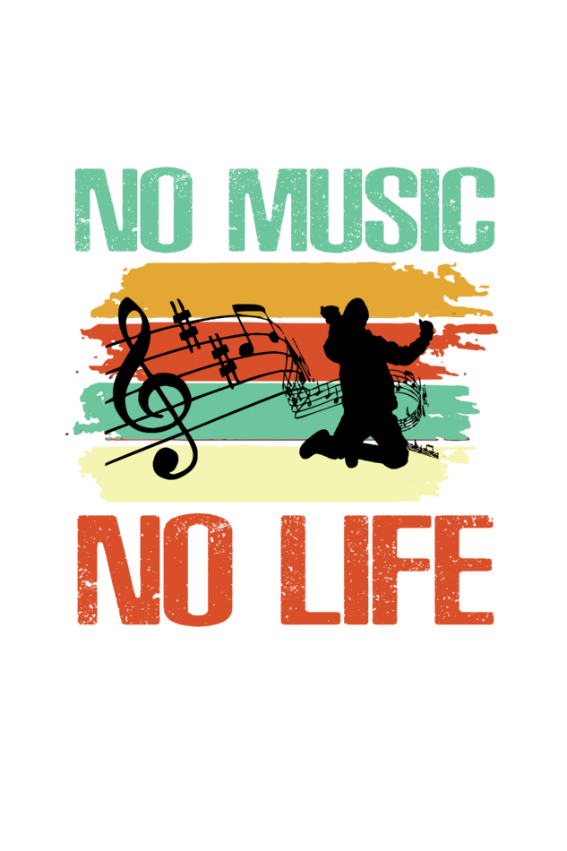 No Music No Life - Unisex T-Shirt