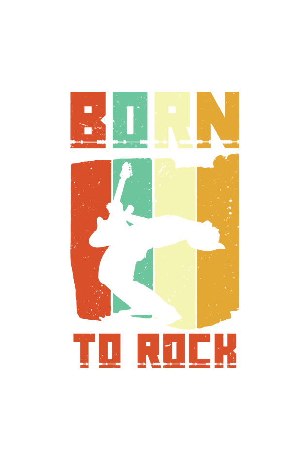 Born To Rock - Unisex Oversized T-Shirt