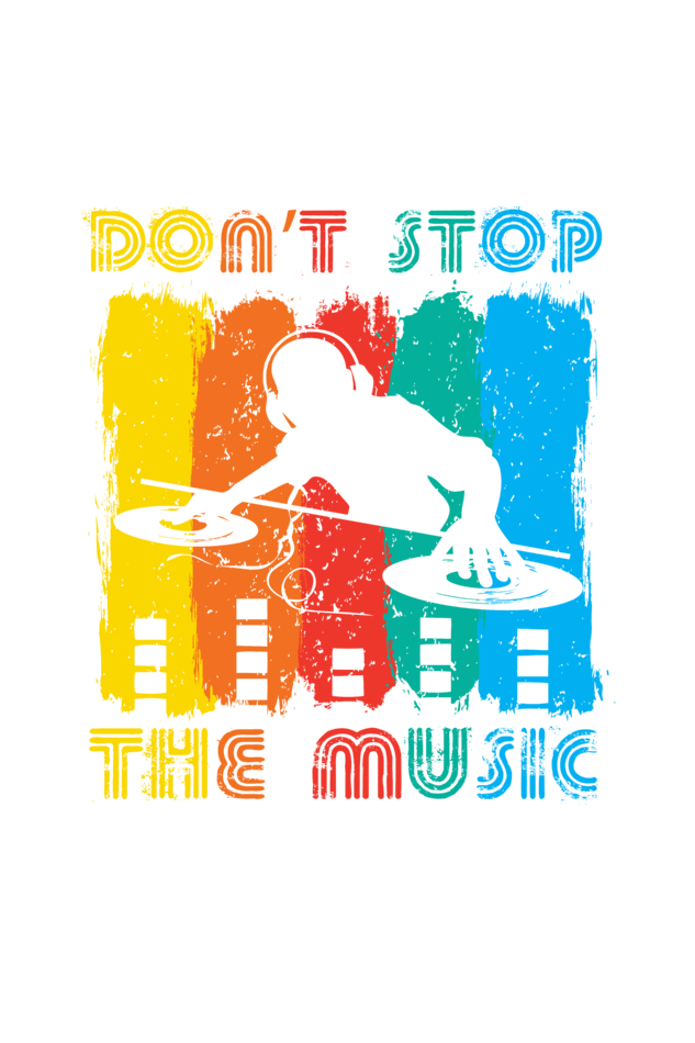 Don't Stop The Music - Unisex Oversized T-shirt