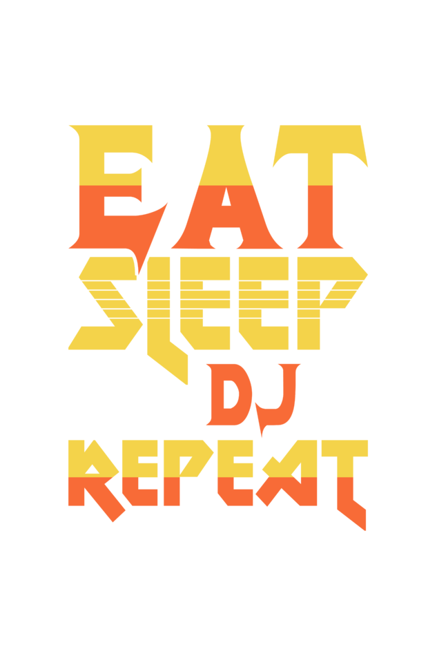 Eat Sleep DJ Repeat - Unisex Oversized T-Shirt