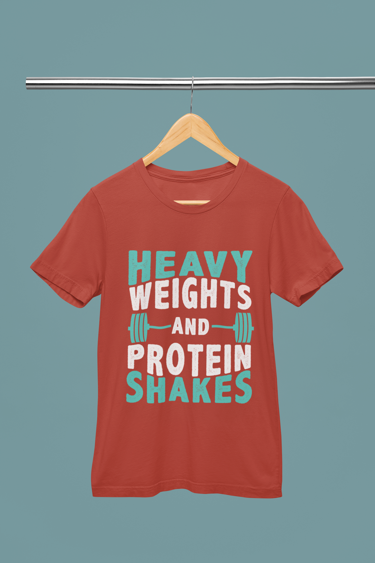 Heavy Weight And Protein Shakes - Unisex T-Shirt