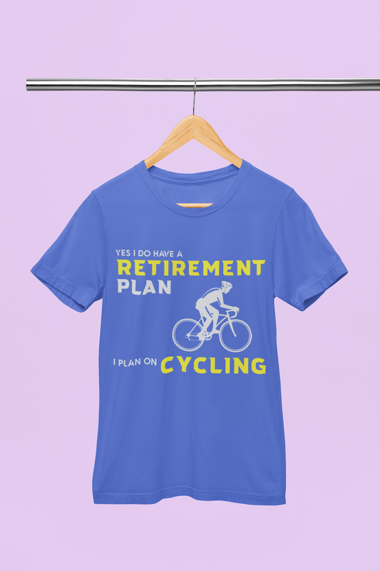 I Plan Cycling  On Retirement - Unisex T-Shirt