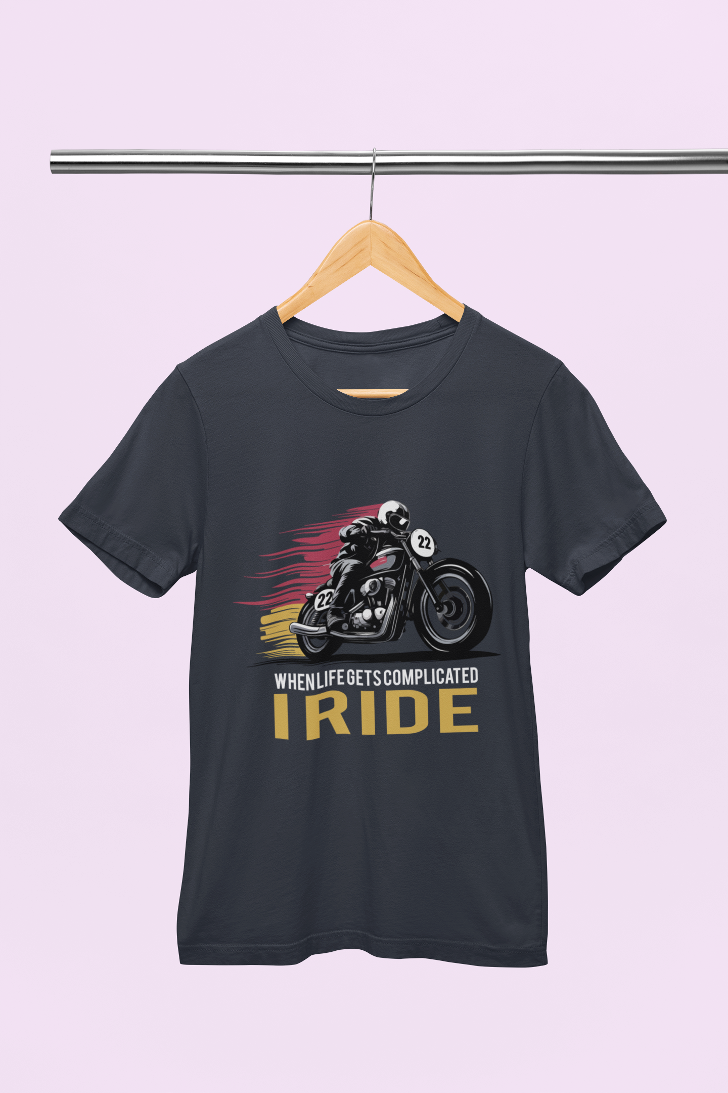 When Life Gets Complicated I Ride - Unisex T-Shirt