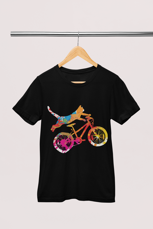 Cat Biking - Unisex T-Shirt