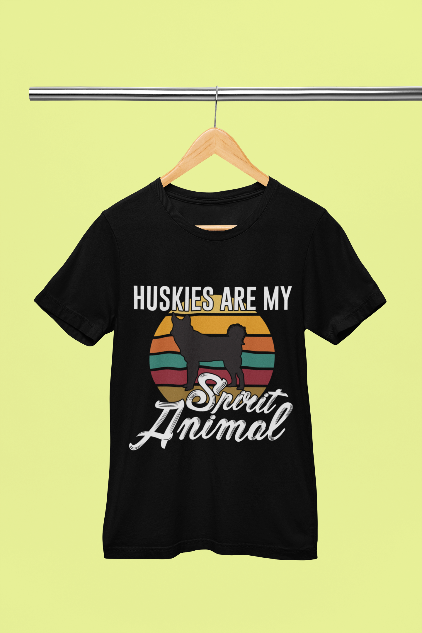 Huskies Is My Spirit Animal - Unisex T-Shirt