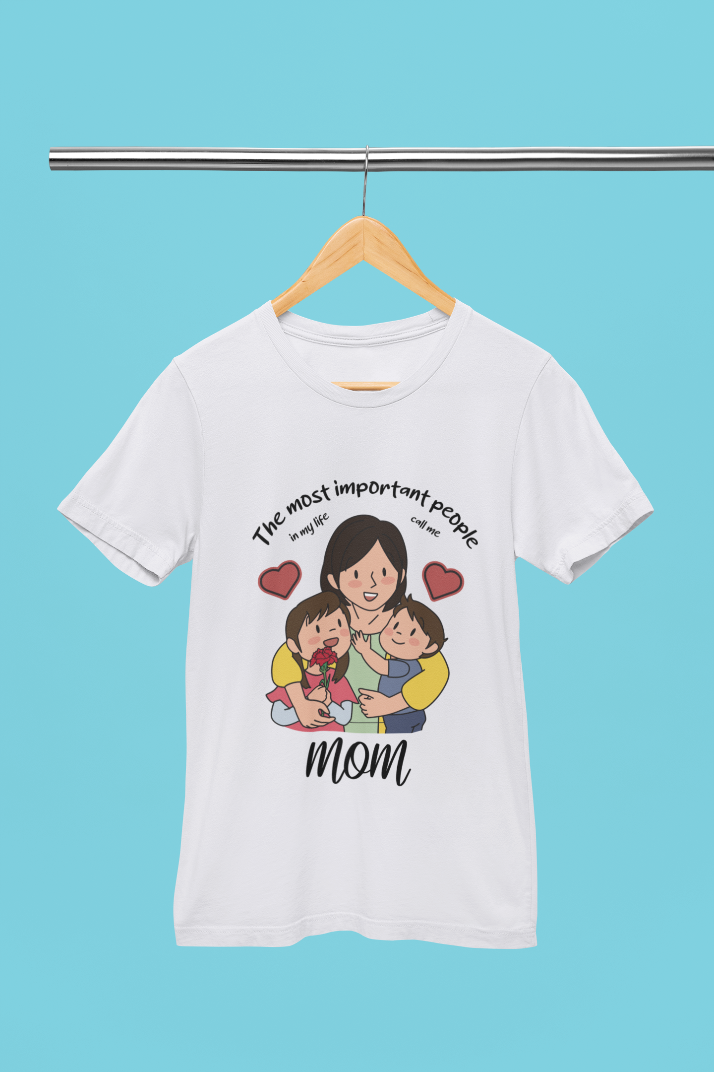 The Most IMP People Call me Mom - Unisex T-Shirt