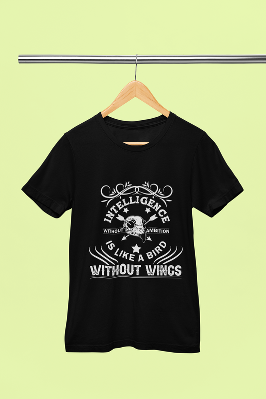 Intelligence is Like a Bird without Wings - Unisex T-Shirt