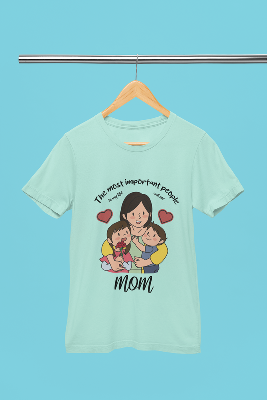 The Most IMP People Call me Mom - Unisex T-Shirt