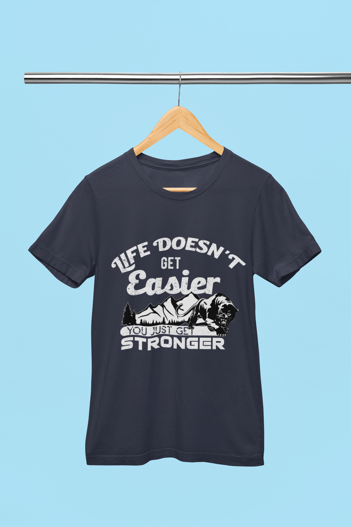 Life Doesn't Get Easier - Unisex T-Shirt