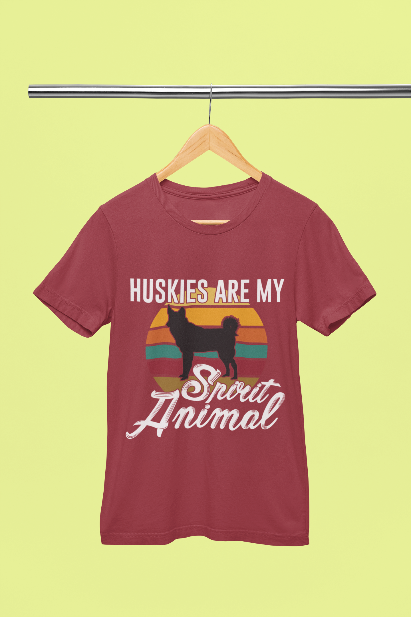 Huskies Is My Spirit Animal - Unisex T-Shirt