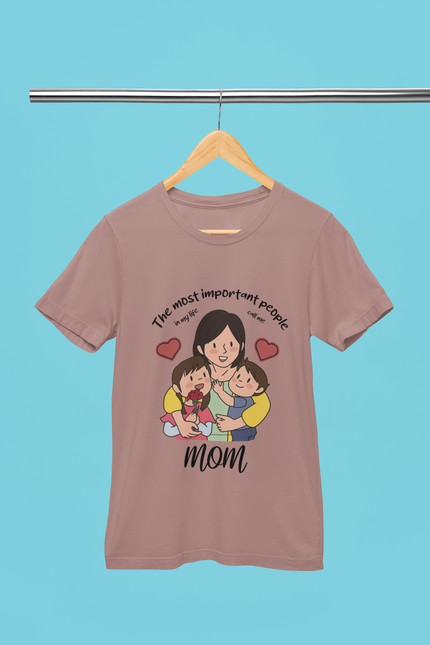 The Most IMP People Call me Mom - Unisex T-Shirt