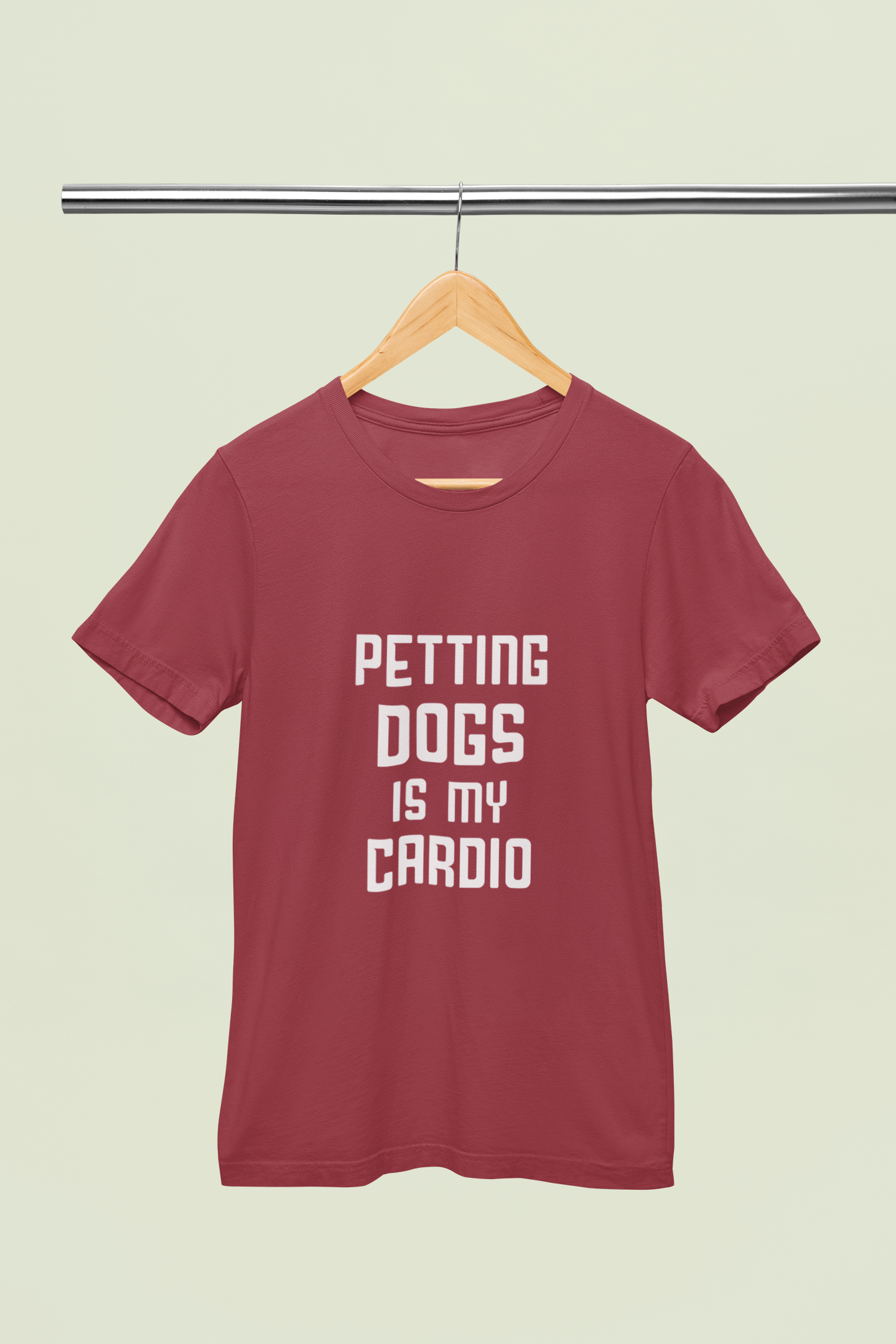 Petting Dog Is My Cardio - Unisex T-Shirt