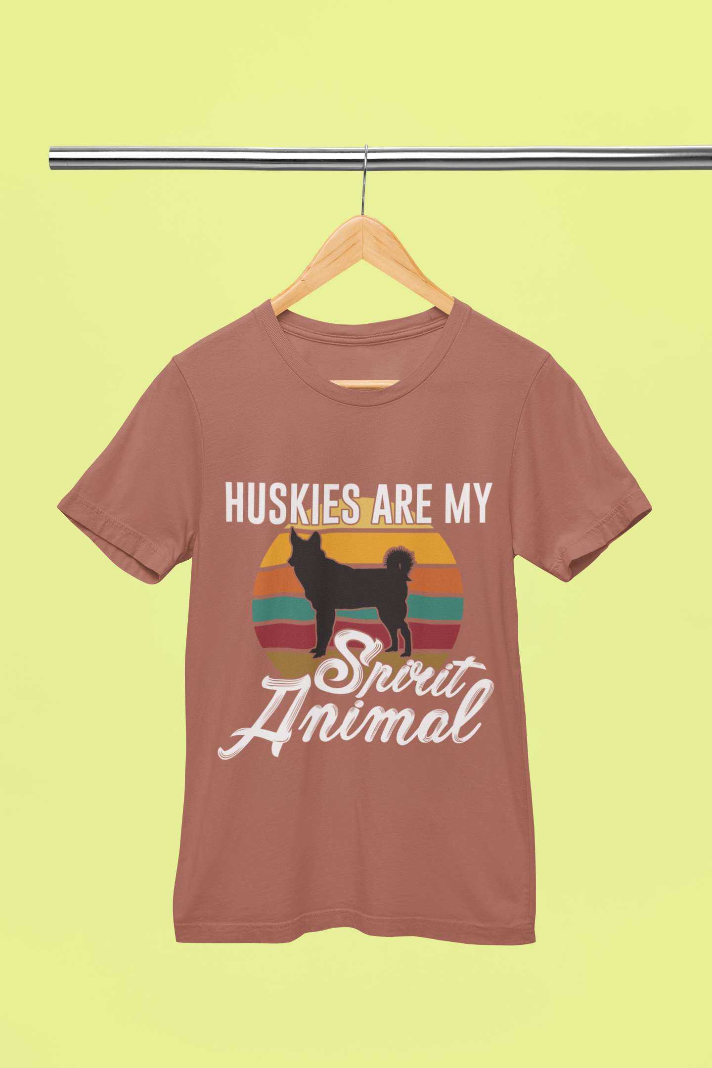 Huskies Is My Spirit Animal - Unisex T-Shirt