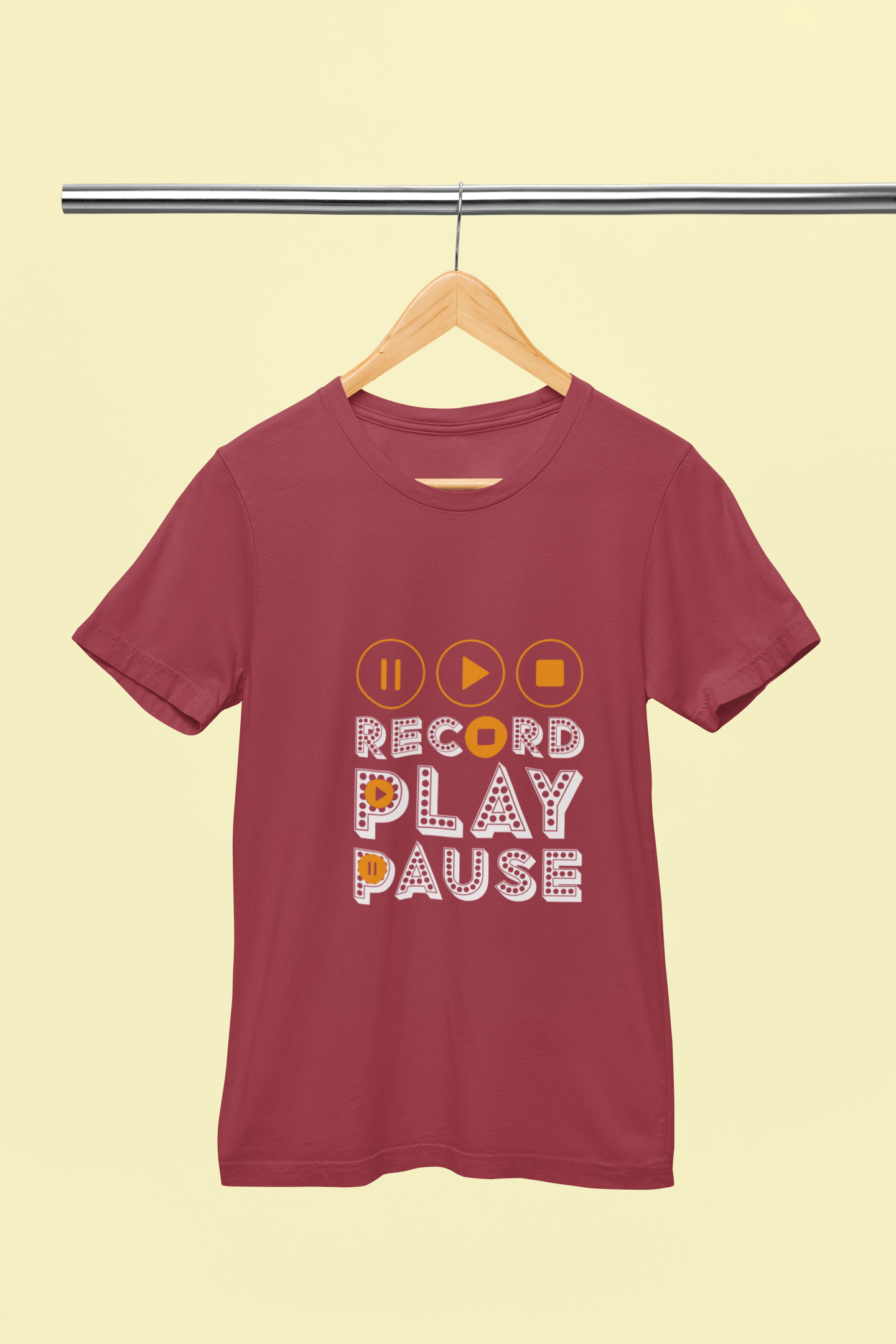 Record Play Pause - Unisex T-Shirt