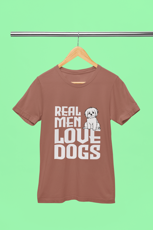 Real Man Love Dog - Unisex T-Shirt