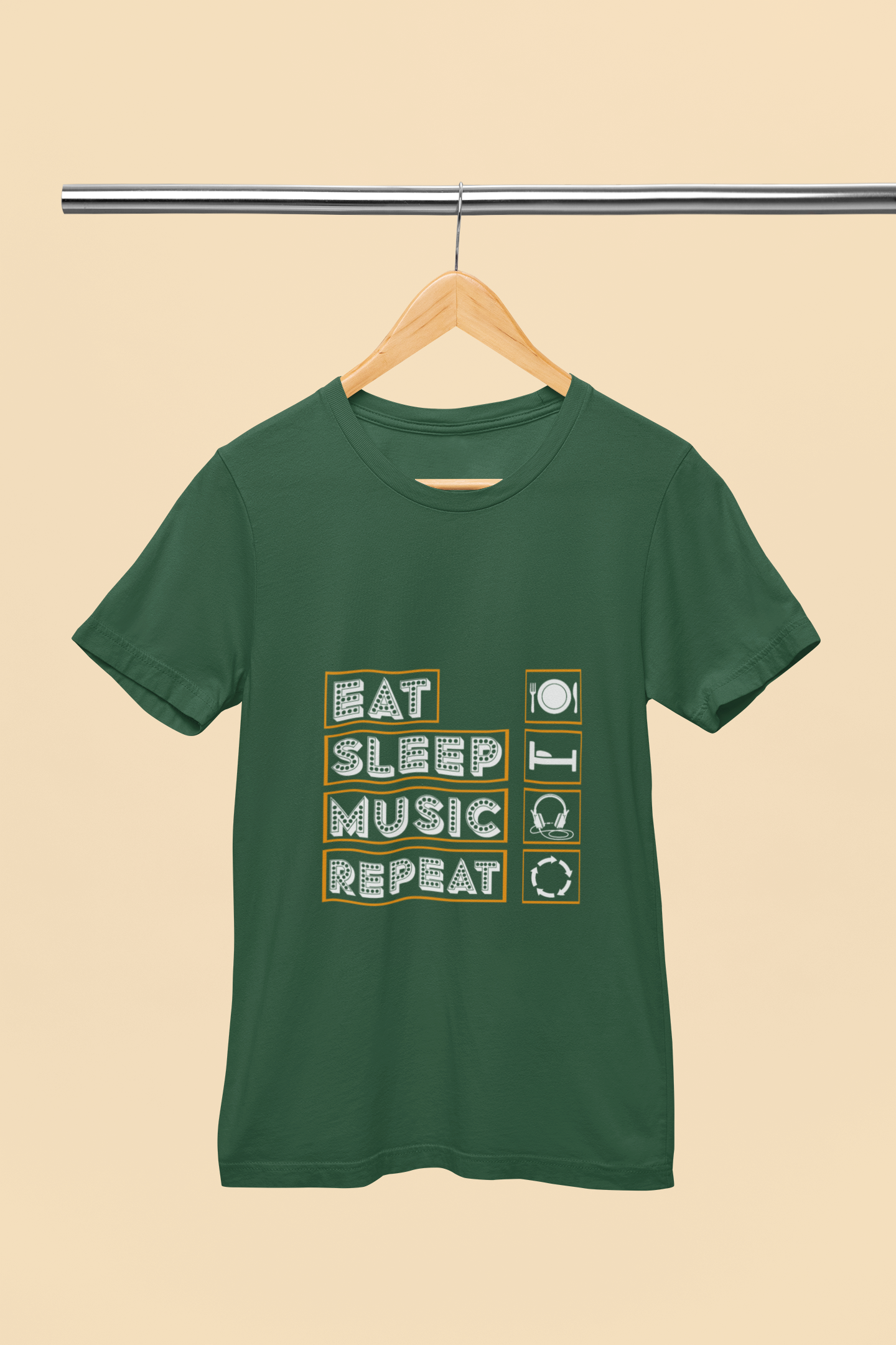 Eat Sleep Music Repeat - Unisex T-Shirt