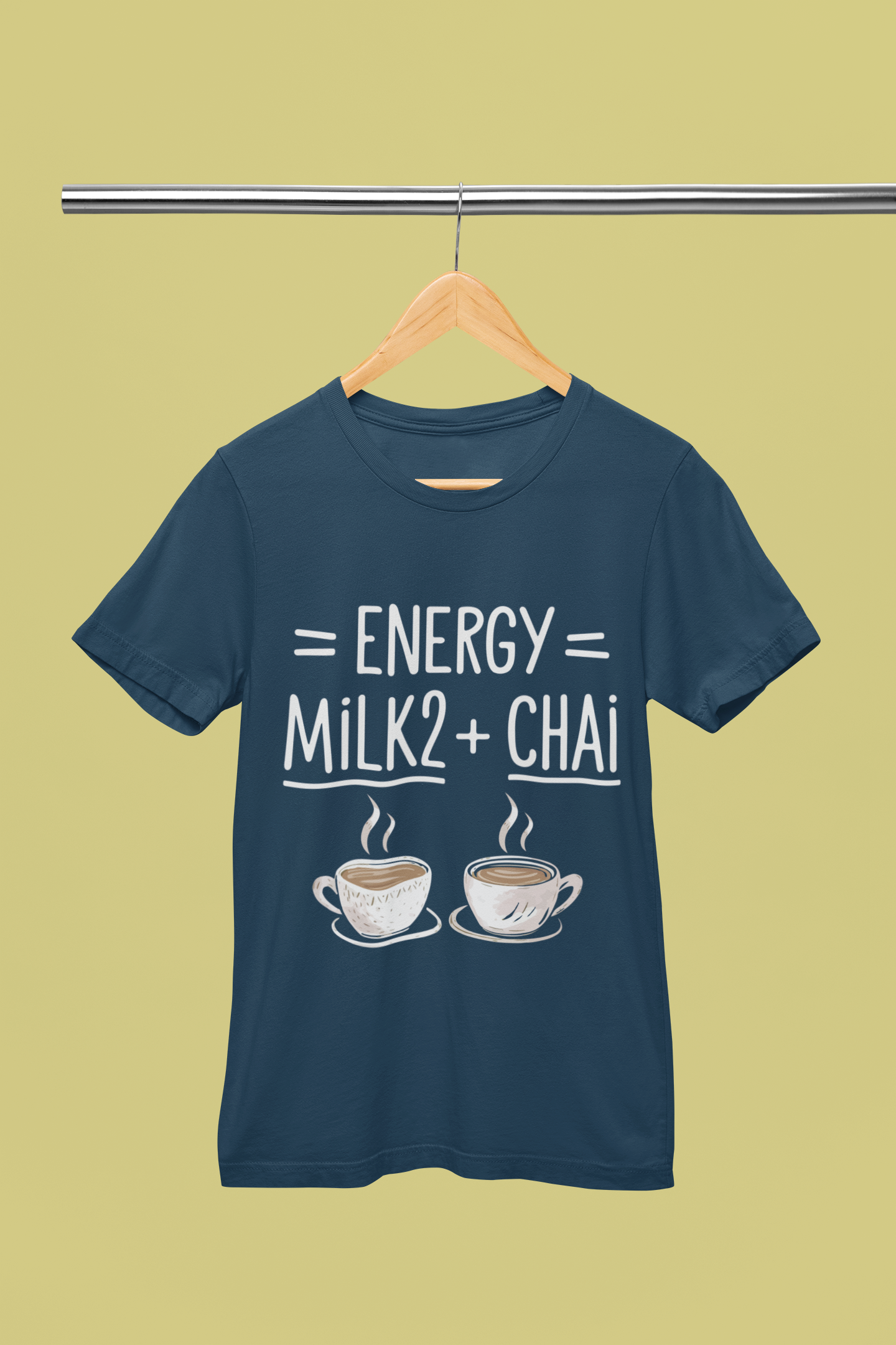 Energy = Milk + Chai - Unisex T-Shirt