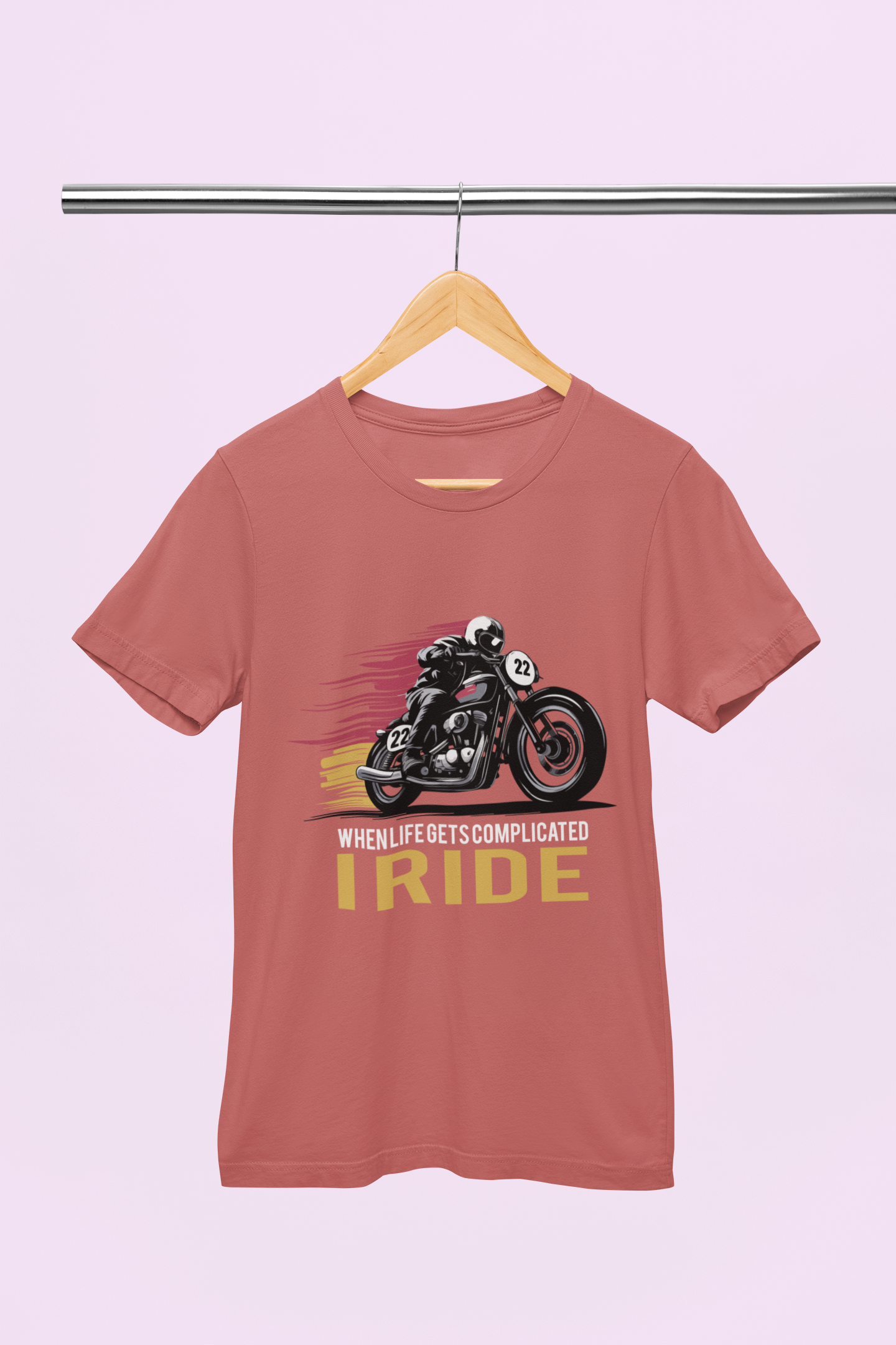 When Life Gets Complicated I Ride - Unisex T-Shirt