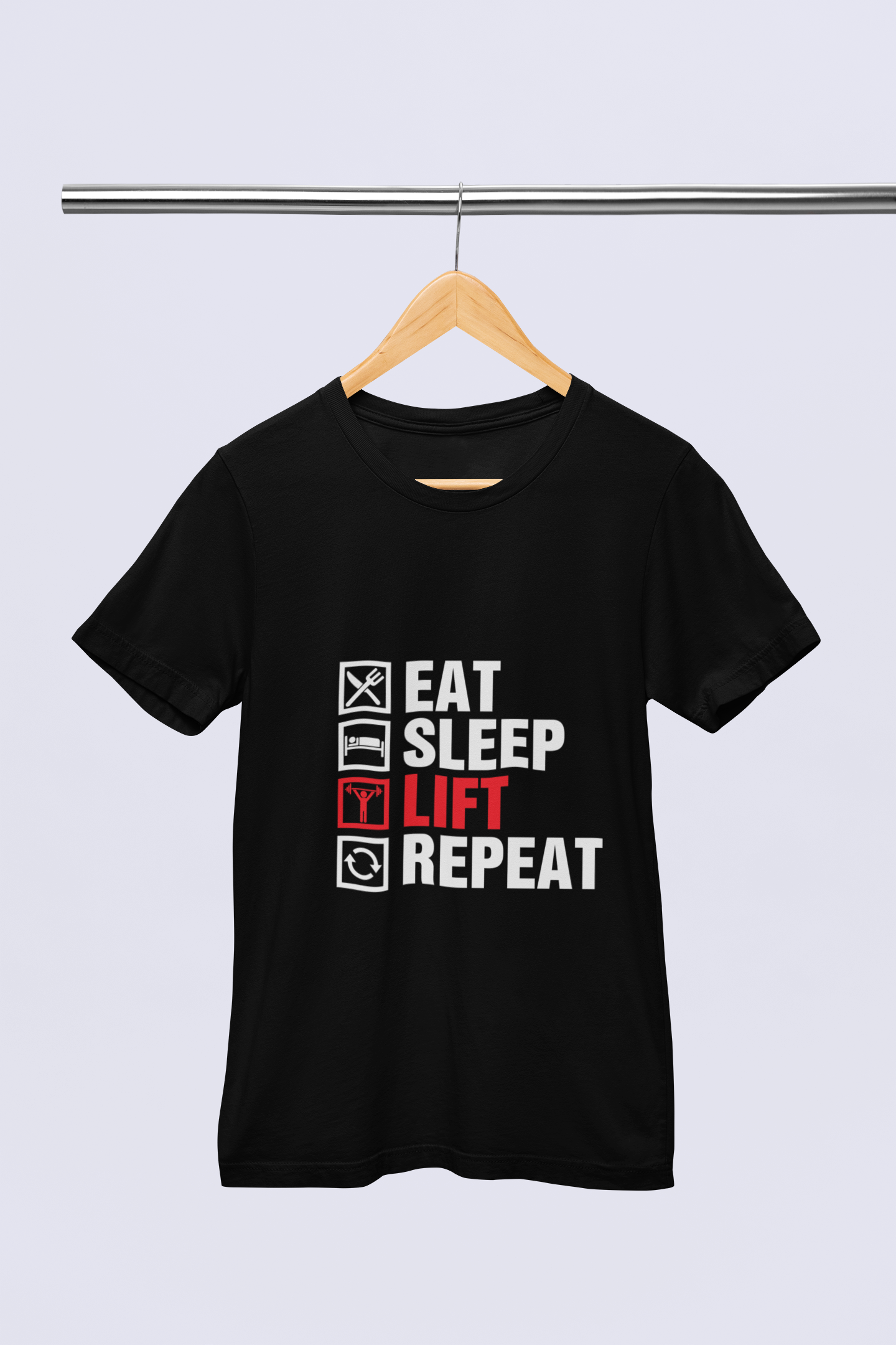 Eat sleep LIFT Repeat - Unisex T-Shirt