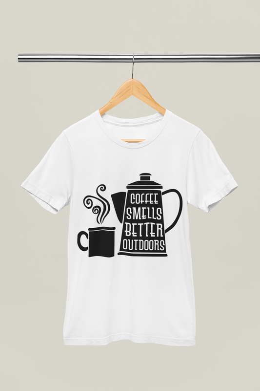 Coffee Smells Better - Unisex T-Shirt