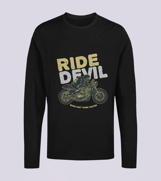 Ride Devil - Unisex Full Sleeve T-Shirt