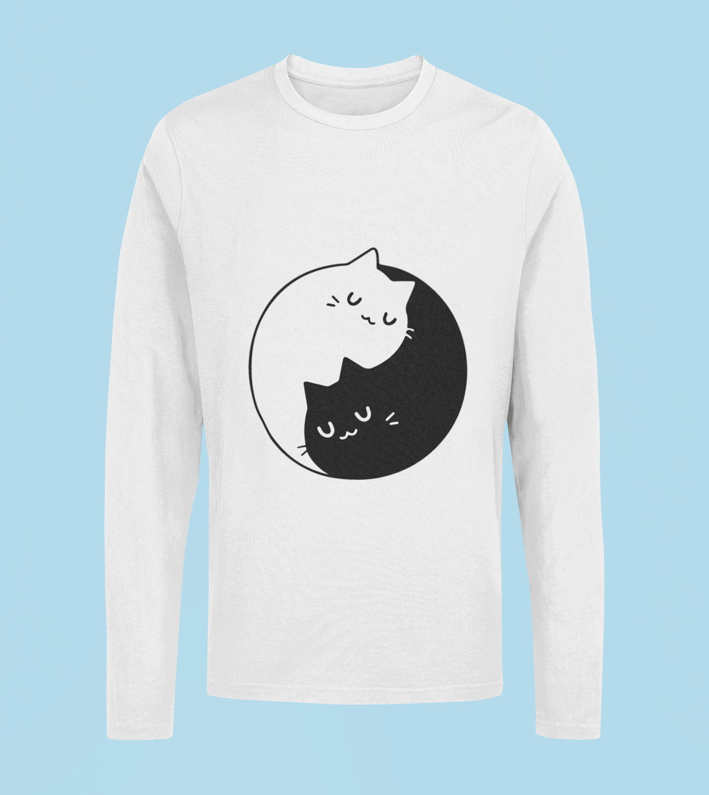 Roll Cat - Unisex Full Sleeve T-Shirt