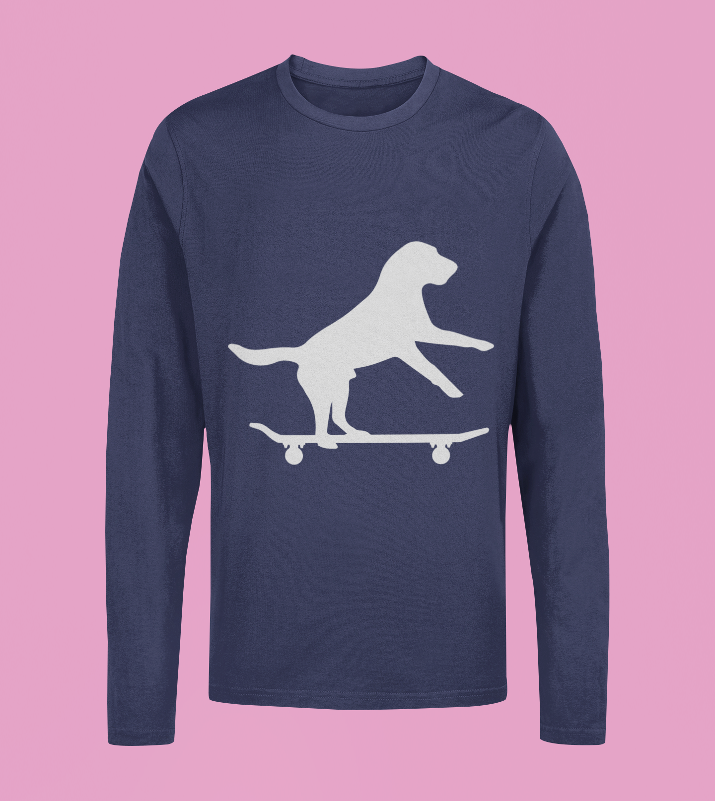 Skating Dog - Unisex Full Sleeve T-Shirt