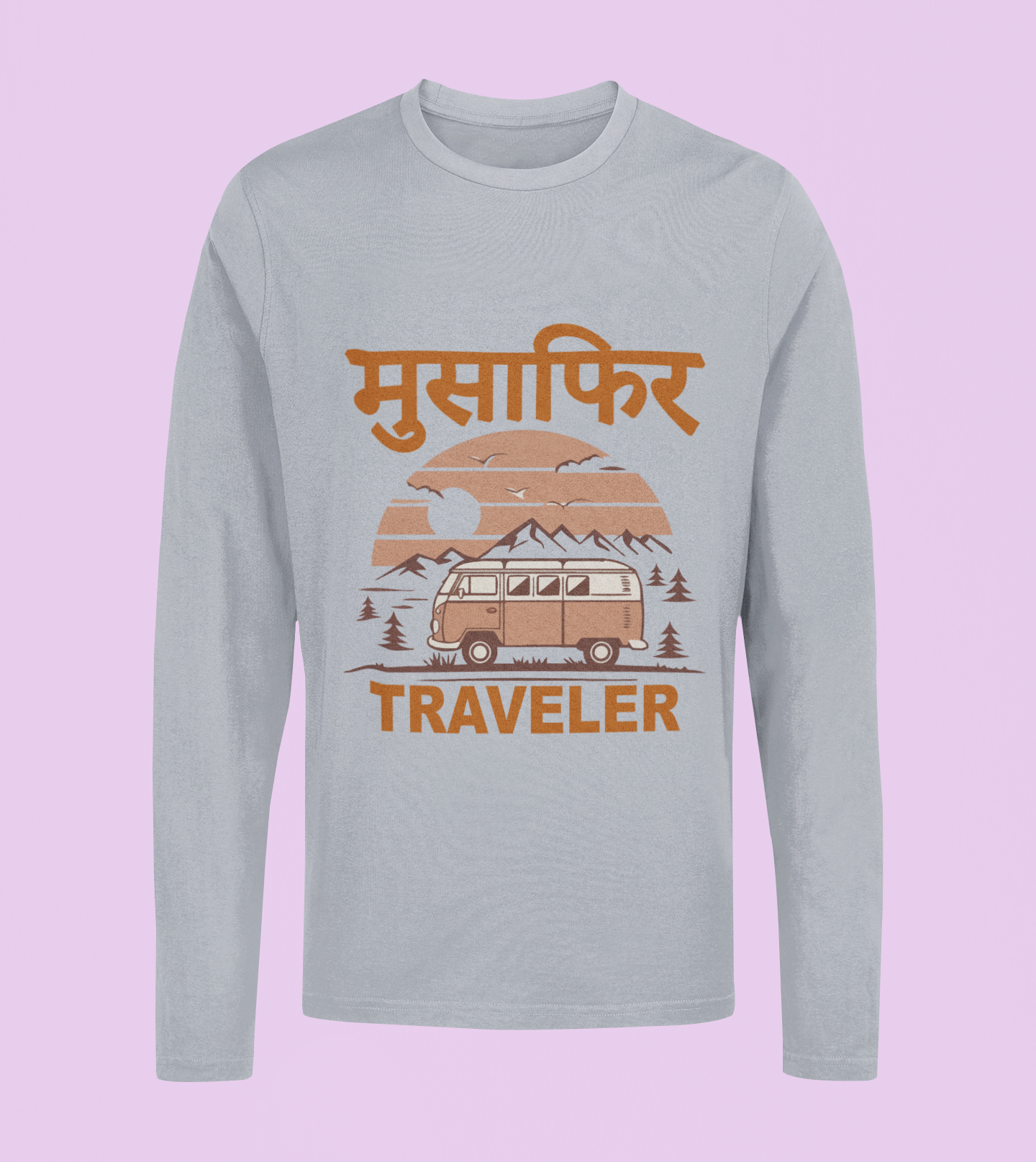 Musafir Traveler - Unisex Full Sleeve T-Shirt