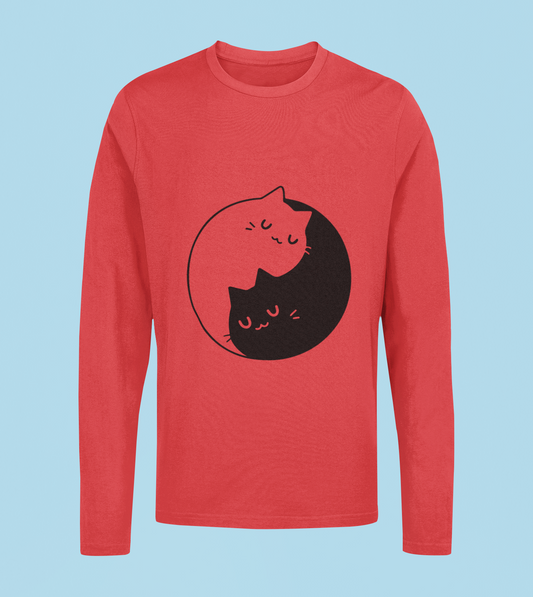 Roll Cat - Unisex Full Sleeve T-Shirt