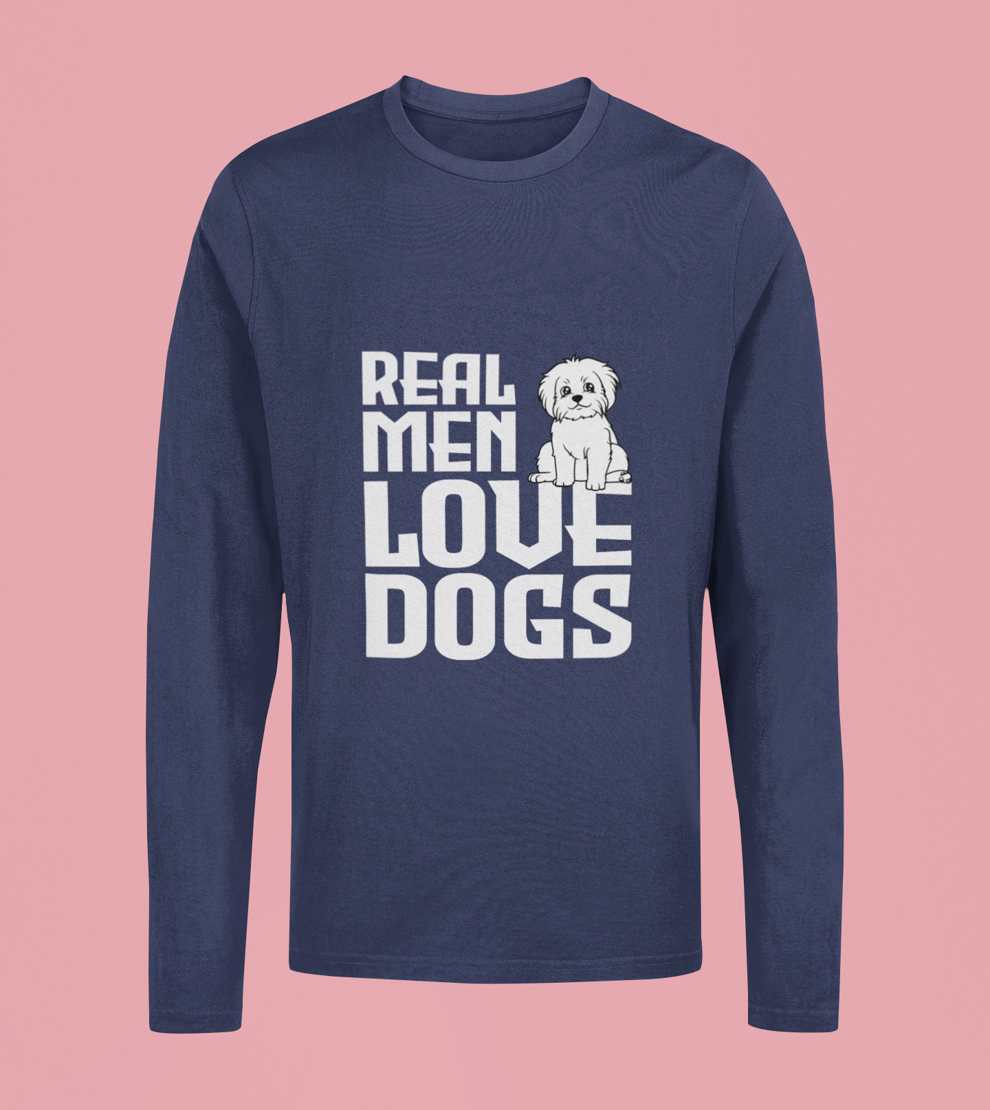 Real Man Love Dog - Unisex Full Sleeve T-Shirt