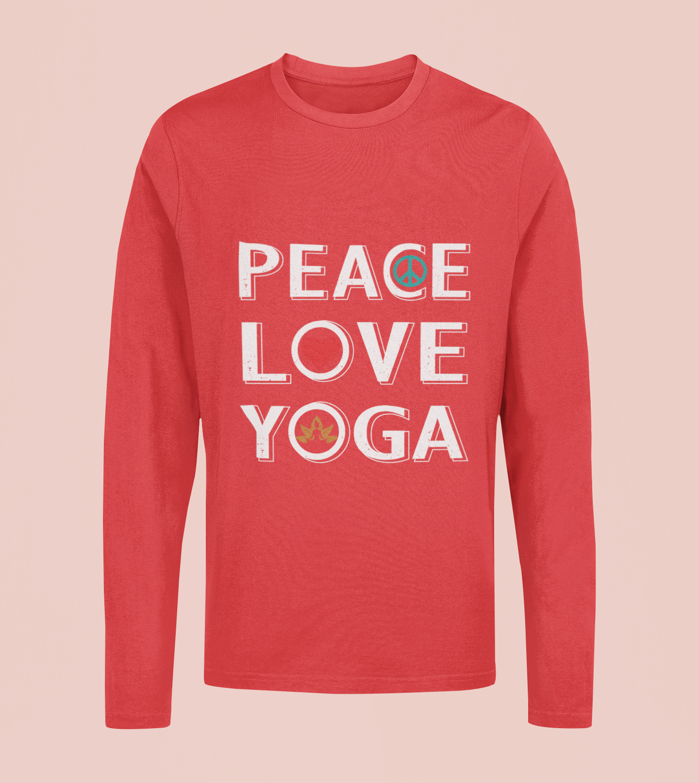 Love Peace Yoga - Unisex Full Sleeve T-Shirt