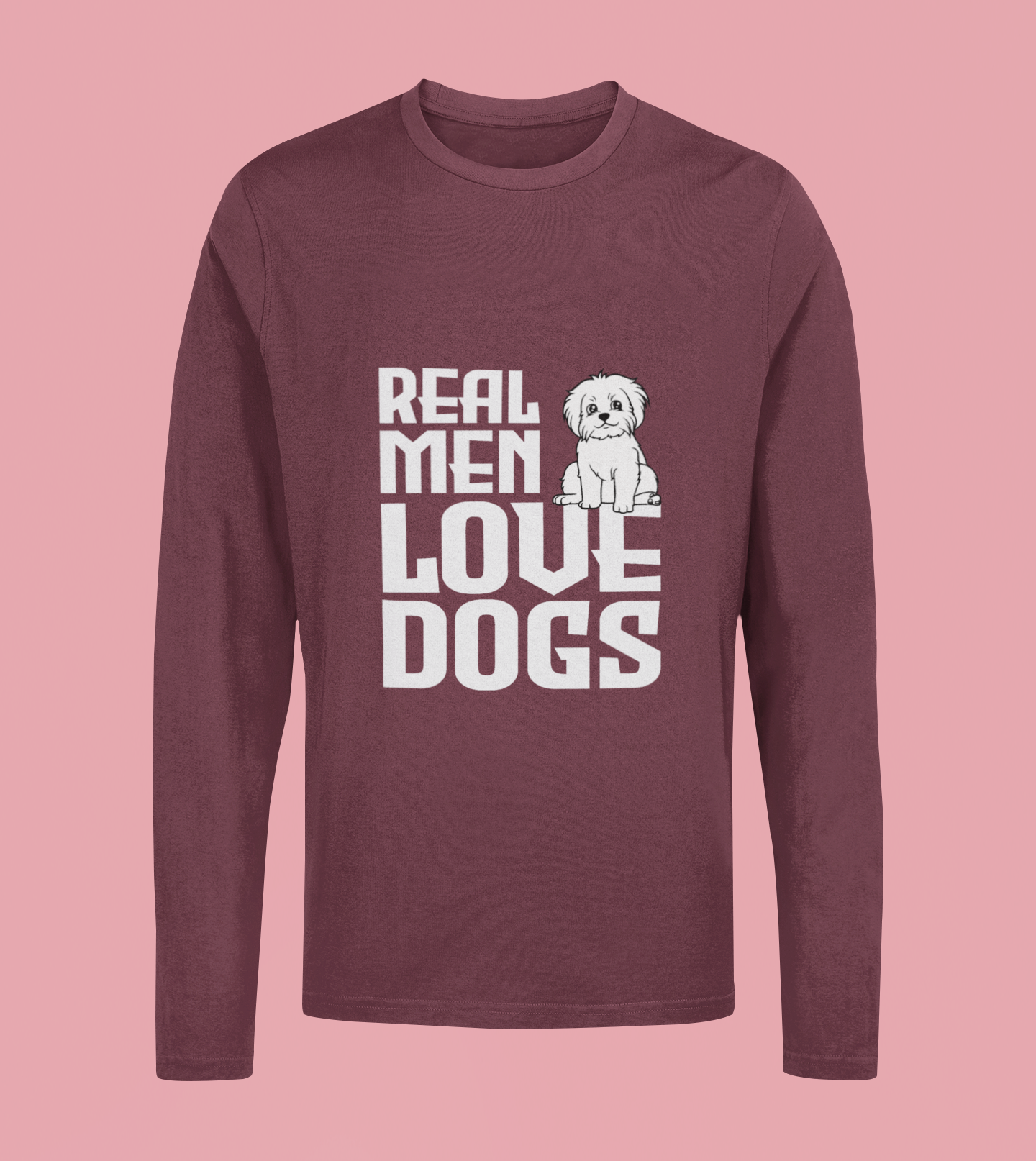 Real Man Love Dog - Unisex Full Sleeve T-Shirt