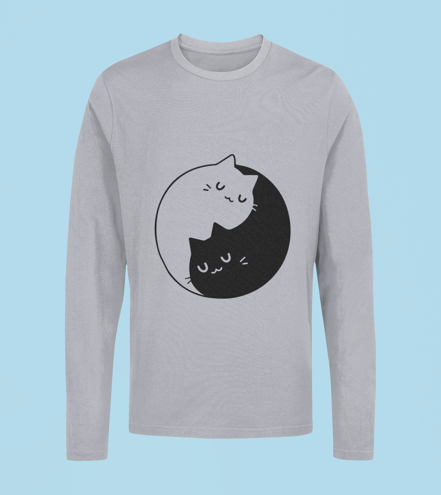 Roll Cat - Unisex Full Sleeve T-Shirt