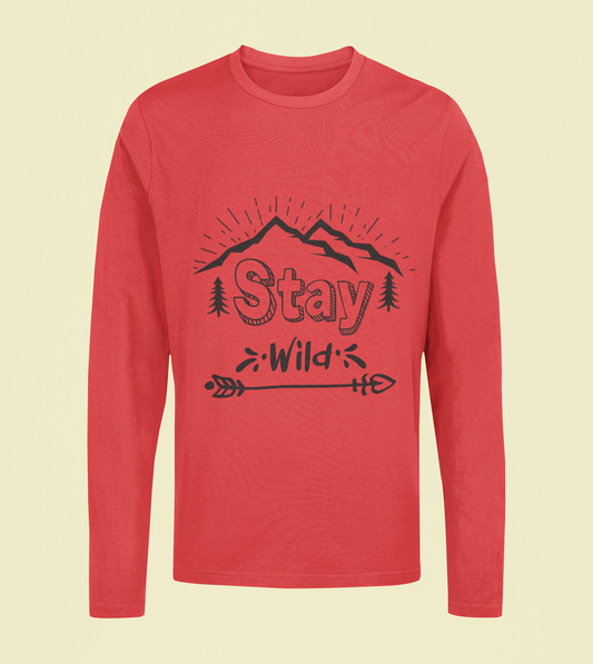 Stay Wild - Unisex Full Sleeve T-Shirt