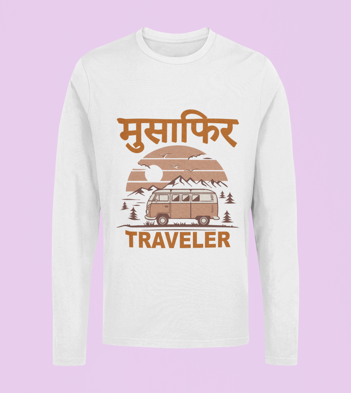 Musafir Traveler - Unisex Full Sleeve T-Shirt