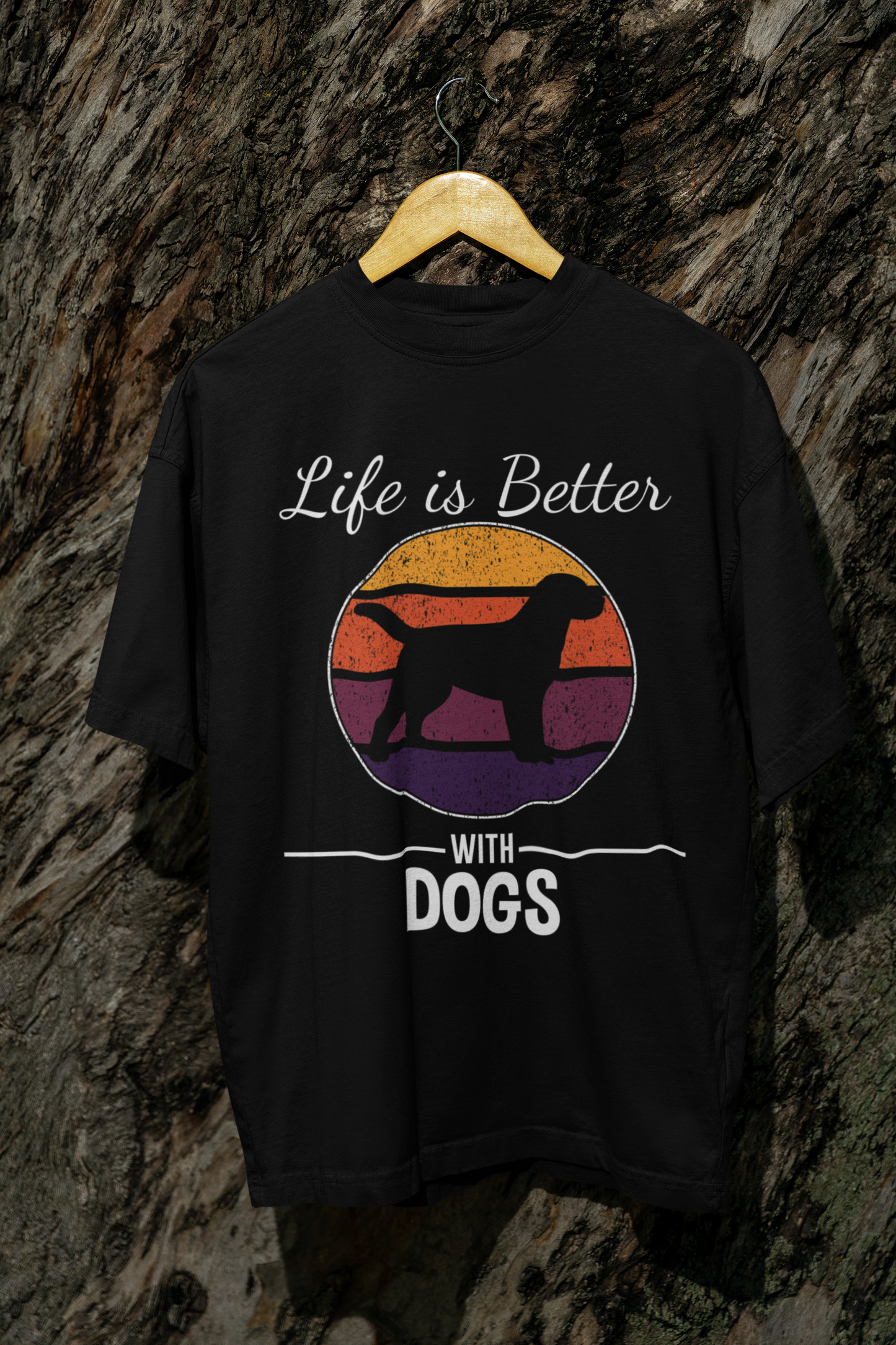 Life better with Dog - Oversize T-Shirt