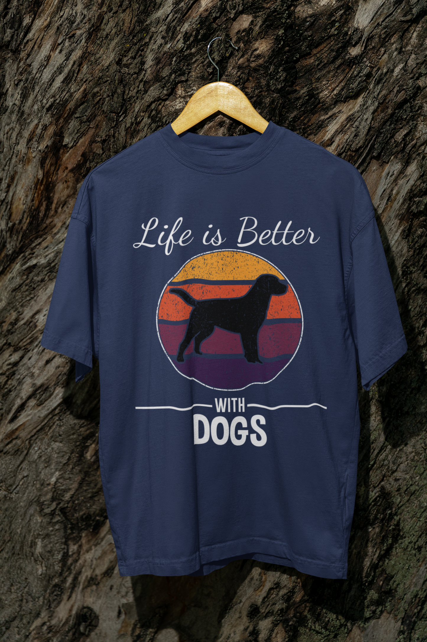 Life better with Dog - Oversize T-Shirt