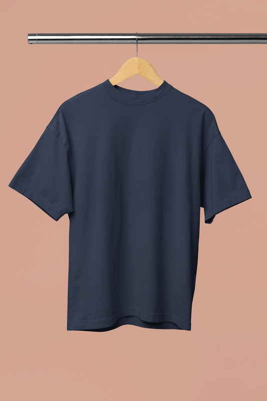 Navy Blue - Unisex Oversize T-Shirt