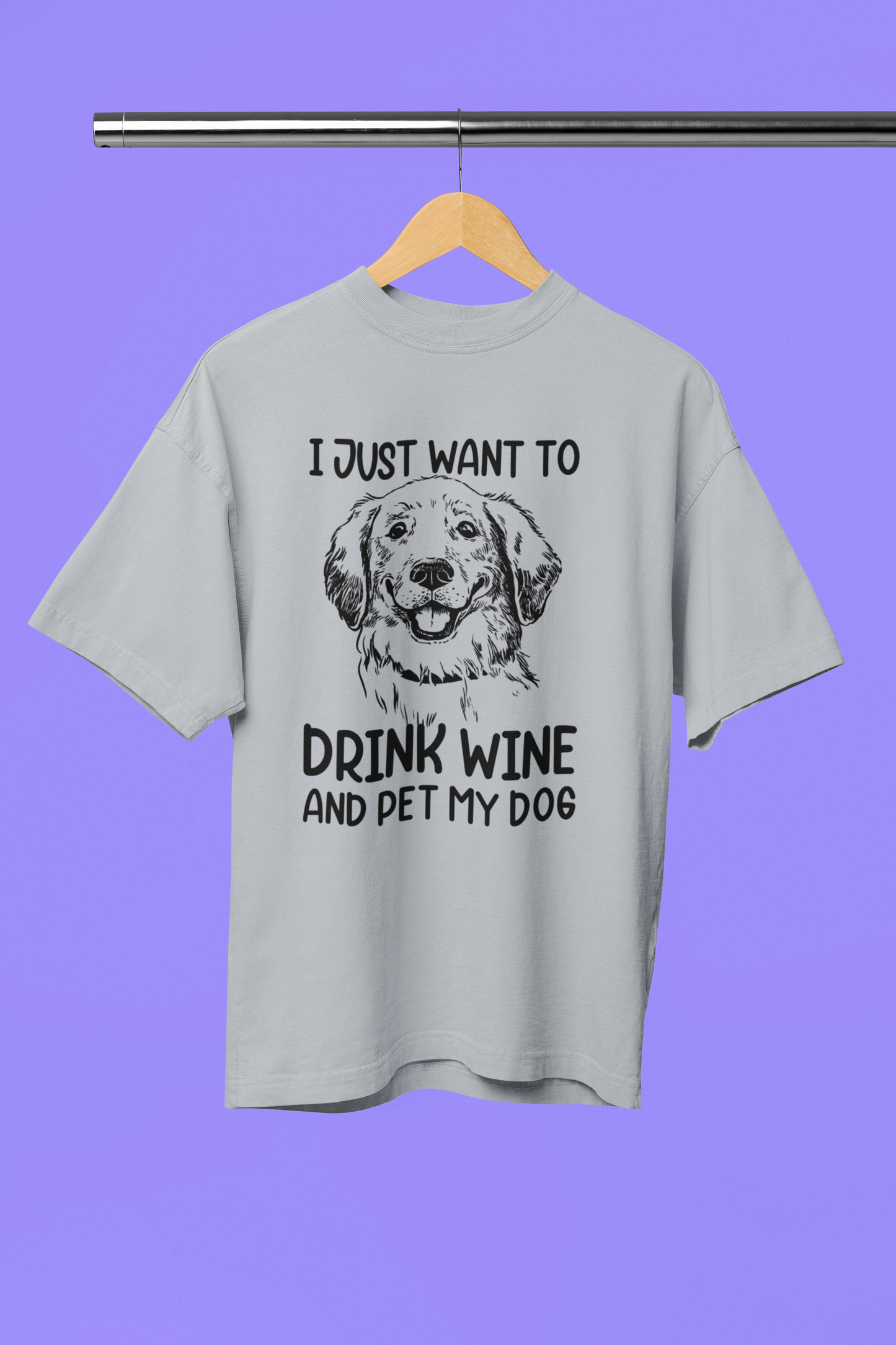 I Just Want To - Unisex Oversized T-Shirt