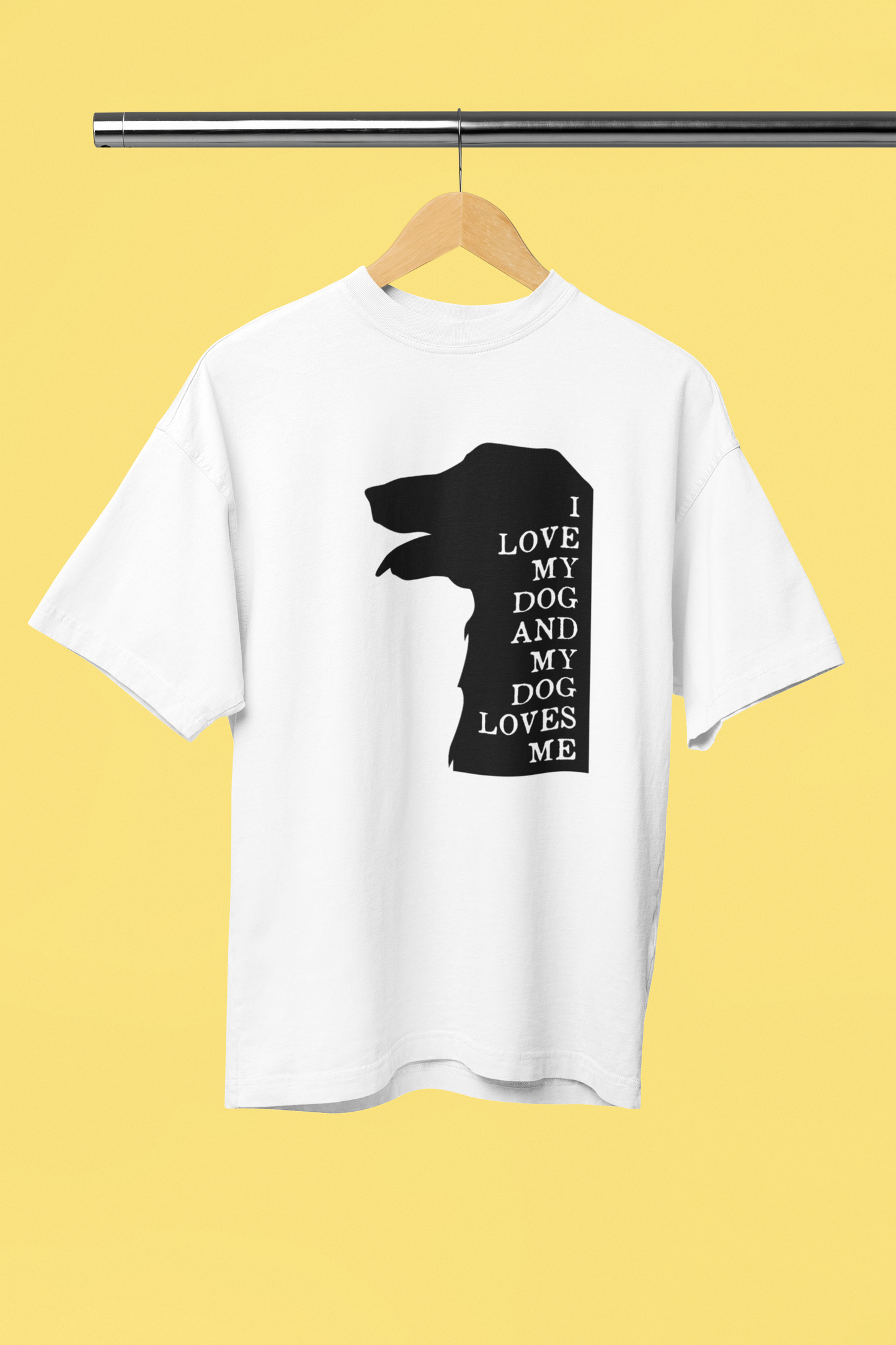 I Love My Dog - Unisex Oversized T-Shirt