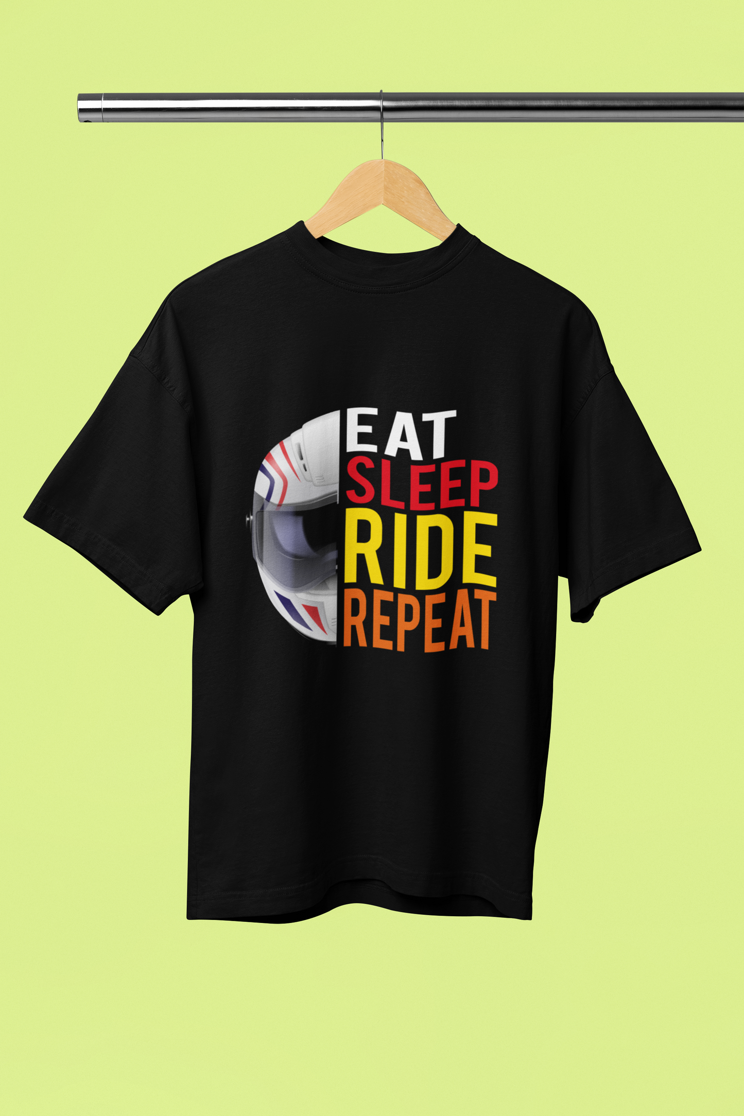 Eat Sleep Ride Repeat - Unisex Oversized T-Shirt