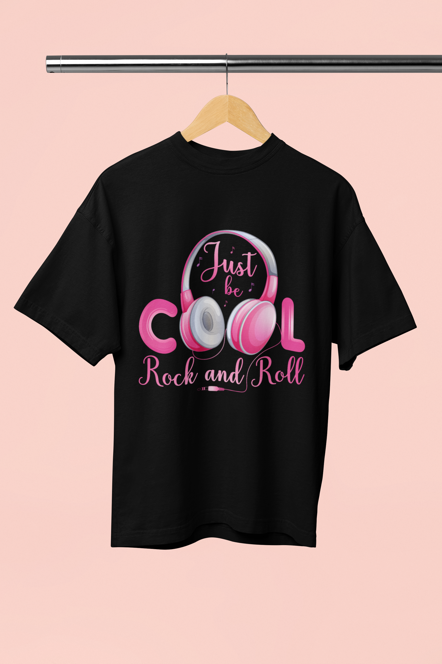 Just Rock And Roll - Unisex Oversized T-Shirt