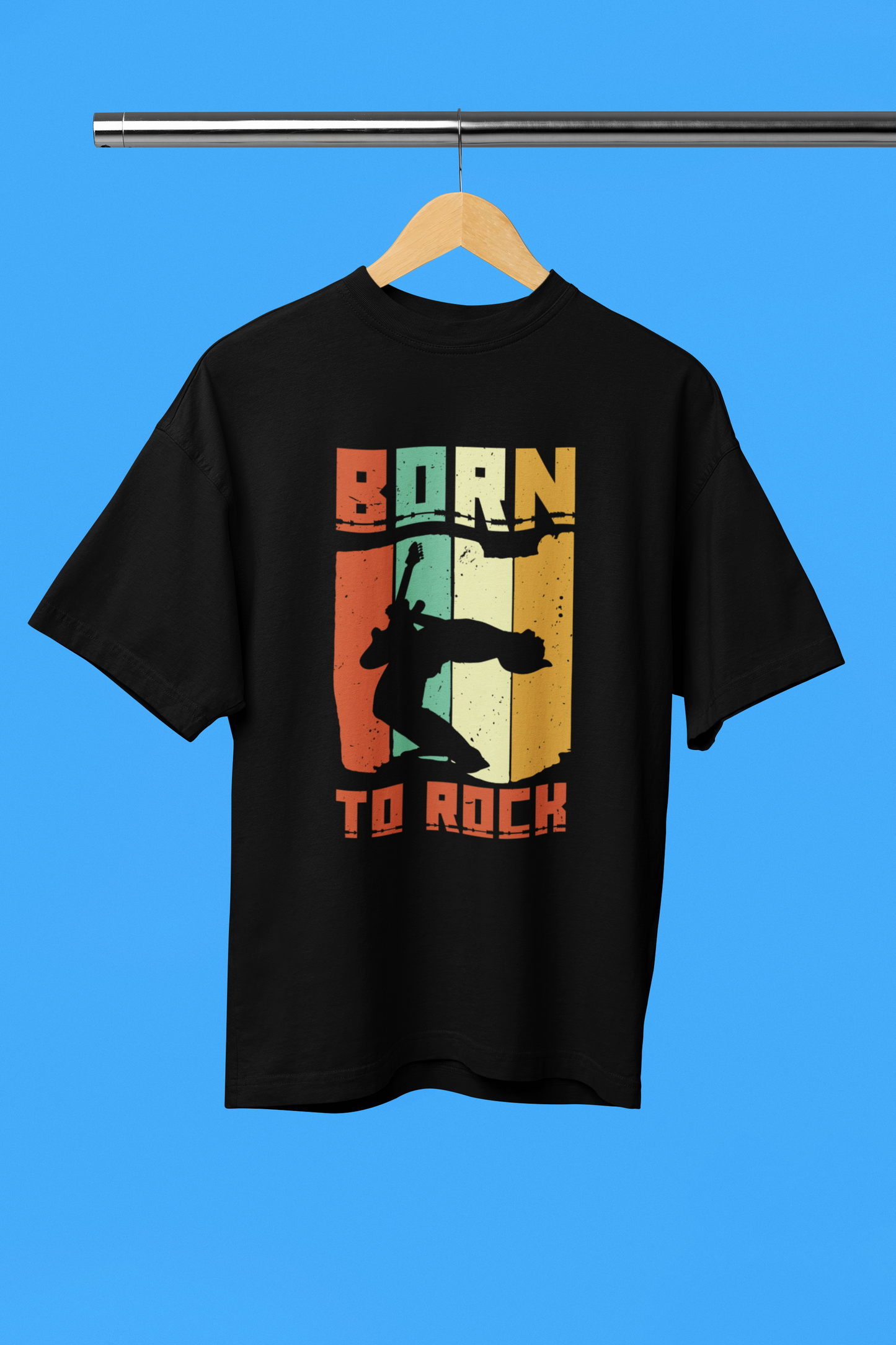 Born To Rock - Unisex Oversized T-Shirt