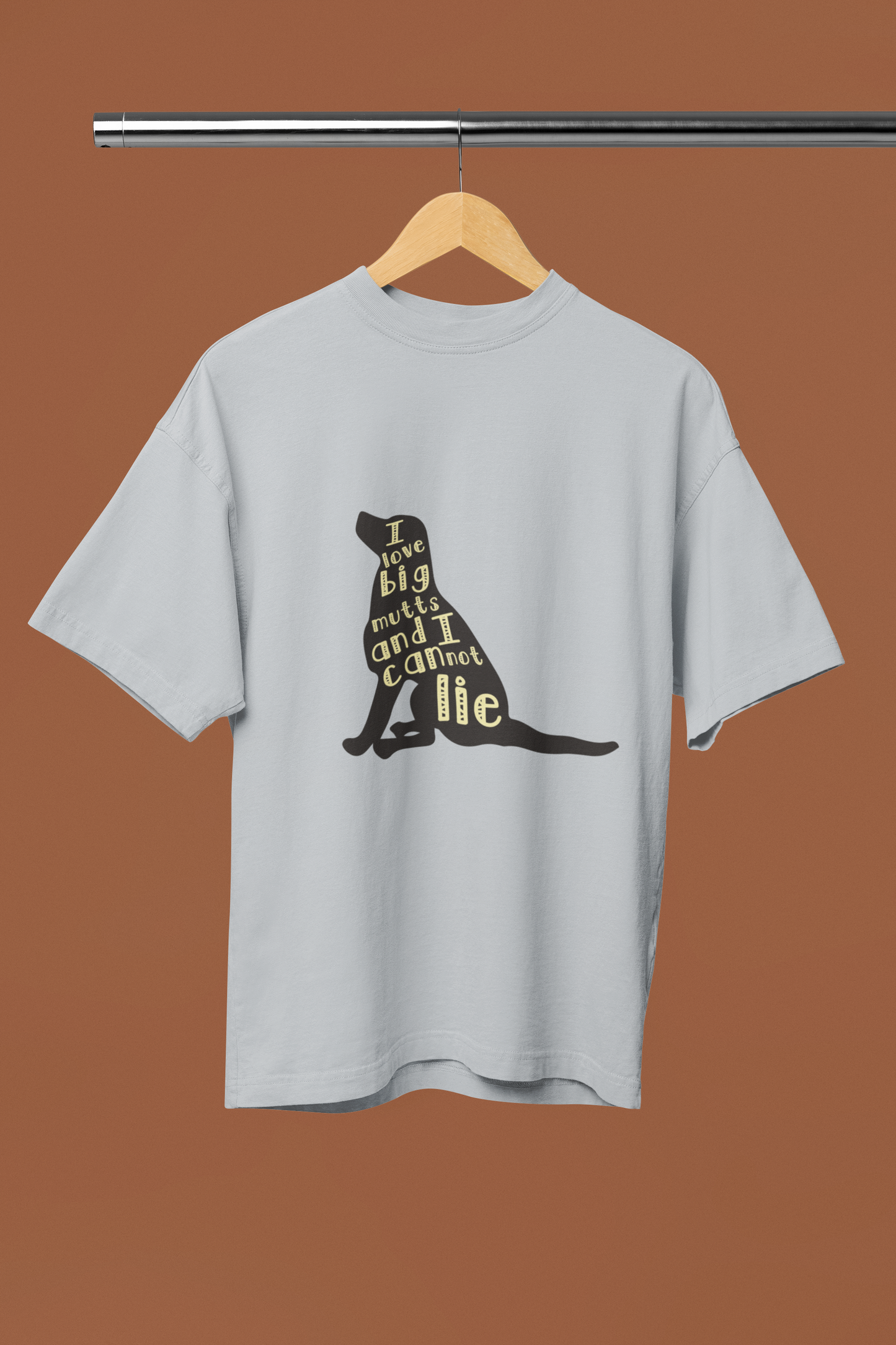 I Love Big Mutts - Unisex Oversized T-Shirt