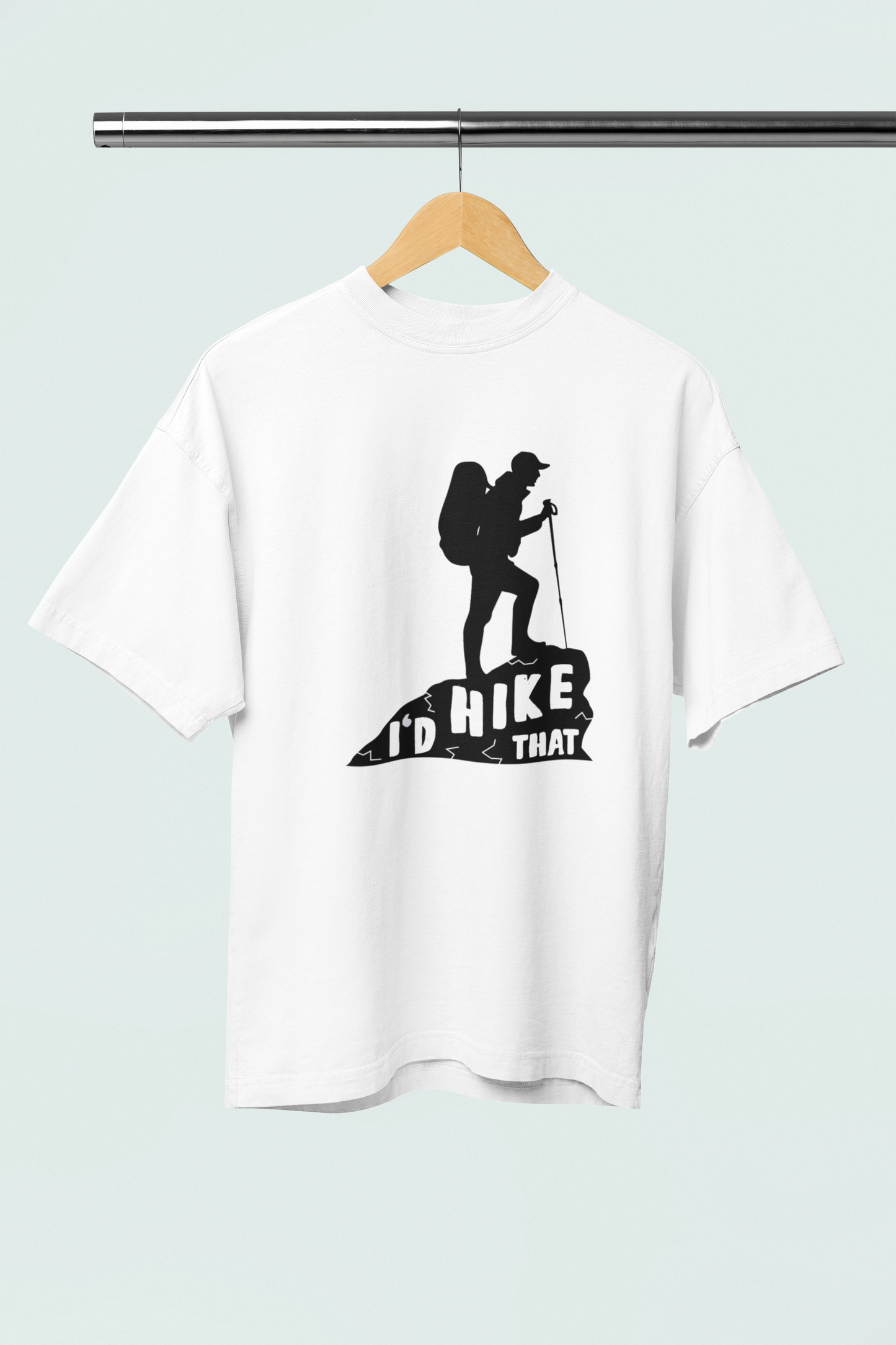 I'd Hike - Unisex Oversized T-Shirt