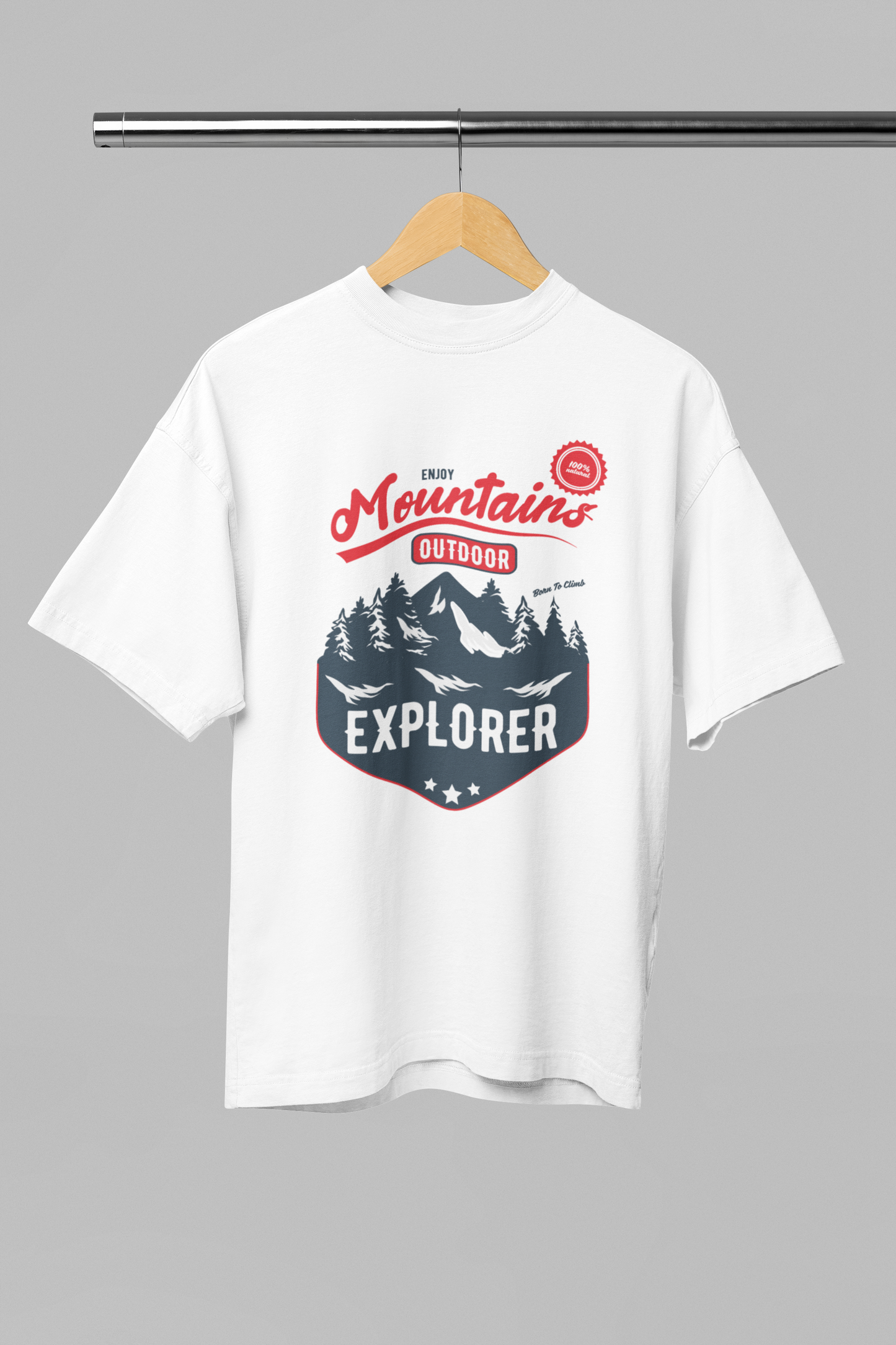 Mountain Explore - Unisex Oversized T-Shirt