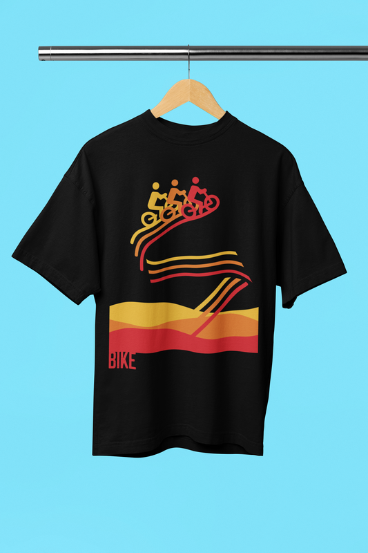 Biking - Unisex Oversized T-Shirt